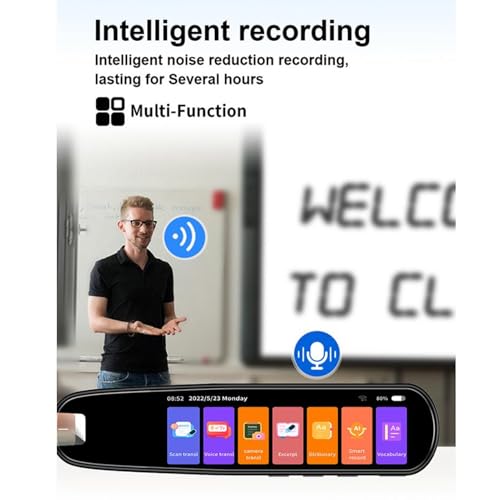 Translation-Scanning-Pen-OCR-Reading-Pen-134-Languages-Voice-Translator-Device-Text-to-Speech-Device-Smart-Scanner-Translator-for-Language-Learners-Business-Travel-White