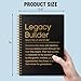 QYUVK Legacy Builder Definition 160 Pages Blank Spiral Notebook, Employee Recognition Journal, Motivational Gifts for Coworker Entrepreneur Leader Boss, New Job Gifts for Men Women Coworker