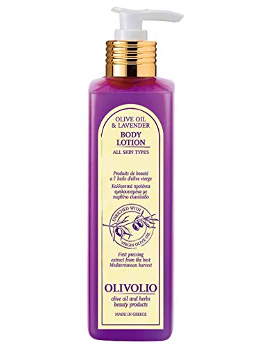 Olivolio botanics 93% natürliche Körperlotion mit 100% Bio Lavendelöl & Olivenöl ohne Mineralöl und Parabene - 250 ml