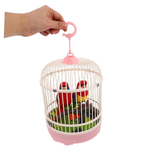 Cage à oiseaux chantante jouet éducatif interactif avec sons réalistes pour intérieur - 3