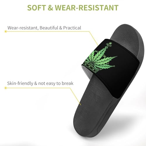 Weed Queen House Sandals Non-Slip Bathroom Slippers Beach Summer Shoes for Men Women3