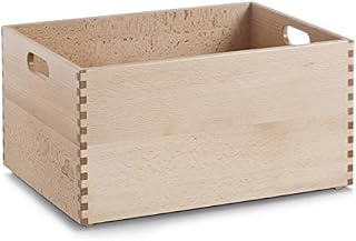 Zeller 13309 Multi-Purpose Box 40 x 30 x 21 cm Beech Lacquered