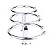 Amarine Made Stainless Steel 316 Boat Triple Ring Cup Drink Holder Universal Drinks Holders Fit for Boat Yacht Truck Car Apartment RV- Open Design