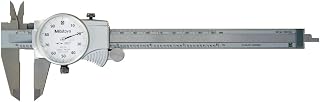 Mitutoyo 505-742J Dial Caliper 0-6" | 0.001" Accuracy | Shockproof Smooth Dial, Lock Screw, OD/ID/Depth/Step Gauge