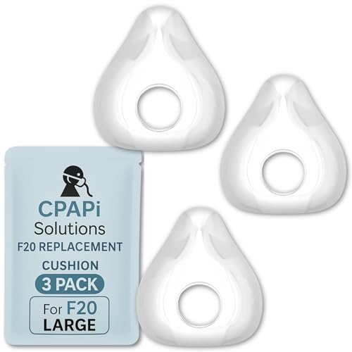 �����p�N�b�V���� 3�p�b�N F20 (L�T�C�Y) AirFit AirTouch CPAP �}�X�N �v���~�A�� �҂�����t�B�b�g �\�t�g�ŏ�v�ȑf�� �@�ƌ����J�o�[����AL�T�C�Y