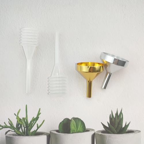 Jaczora Q417 20 Pack Small Metal Funnel With 2 Pack Mini Pipette thumb #3