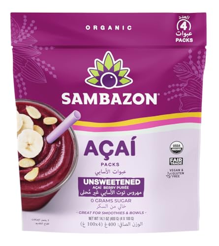 Sambazon Organic Pure Unsweetened Acai 400g