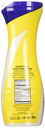 Image of Domino White Sugar Pure Cane Sugar Quick Dissolve Superfine 12oz (3 Pack)