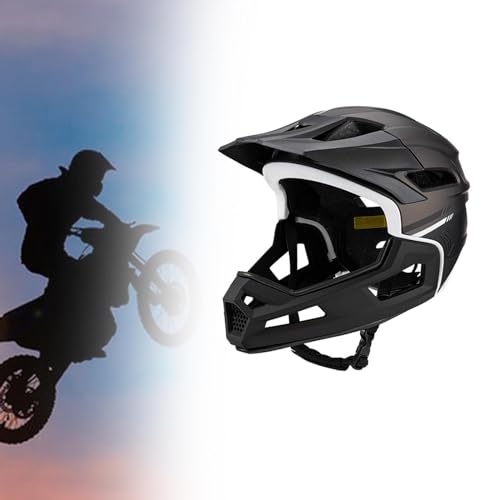 Rockible Casco de Bicicleta de Cara Completa de Montaña y Carretera con Almohadilla Desmontable para Hombres - imagen 8