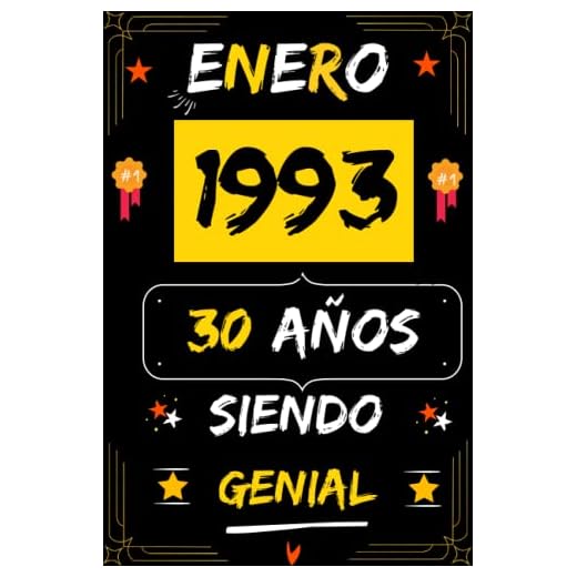 CUADERNO, ENERO 1993, 30 Años Siendo Genial: Regalo de 30 cumpleaños para mujeres y hombres, ideas de 30 cumpleaños... un cumpleaños... divertido, ... regalo de 30 cumpleaños para él/ella.