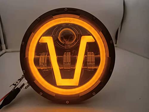 farol da motocicleta Halo 7 polegadas farol led com carcaça balde Para Harley Street Glide, Touring