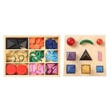 VZZCGJVT Símbolos de gramática de Madera Montessori,Materiales de Desarrollo...