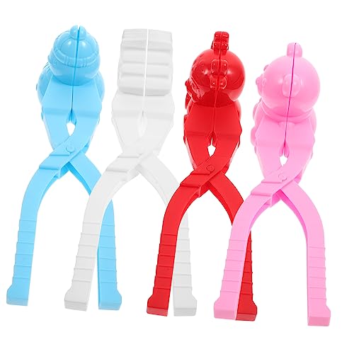 HANABASS 4Pcs Cartoon Makers Fun Snow for Outdoor Flexible Design for Easy Creation