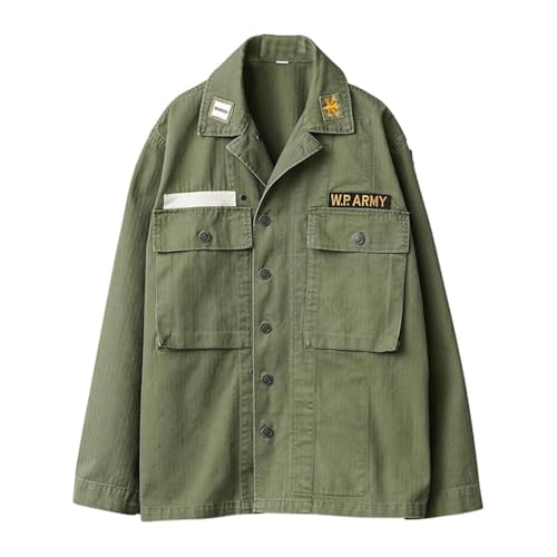 [WAIPER] �ČR 1940's U.S.ARMY M-43 HBT �R���o�b�g�W���P�b�g ���b�y���yWP1050B�z (JP, �����T�C�Y, 38, OD)