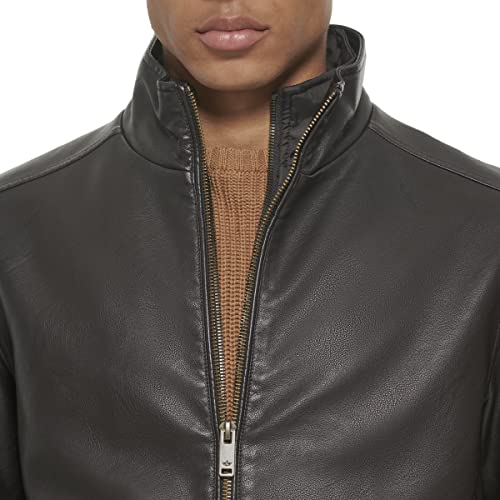 Image of DOCKERS Men's The Dylan Faux Leather Racer Jacket
