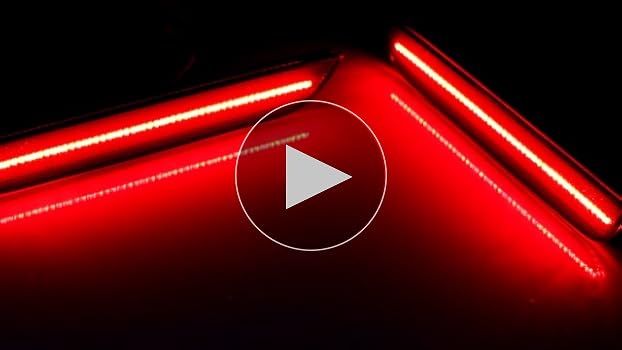 Amazon.com: iJDMTOY Smoked Lens Red Full LED Rear Side