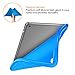 Fintie Case for iPad 6th / 5th Generation (2018/2017), iPad Air 2 / Air 1 (9.7 Inch) - [Honey Comb Series] Lightweight Anti-Slip Kids Friendly Shockproof Silicone Cover, Blue