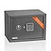 Brihard Family Caja Fuerte electrónica - 25x35x25cm Caja Seguridad hogar con Bloqueo Digital, LED y Estante extraíble - Caja Fuerte para portátil, A4