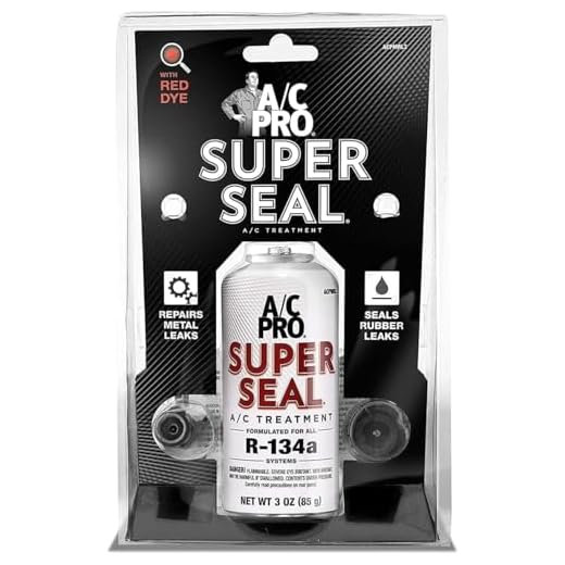 AC Pro Car Air Conditioner R134A Refrigerant Stop Leak Kit, For Rubber and Metal Leaks in O Rings and Hoses, 3 Oz, ACPMRL3