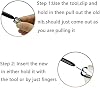 Lápiz óptico S Pen de repuesto para Samsung Galaxy Tab S4 EJ-PT830B T835 T837 con puntas de repuesto (Negro) 8