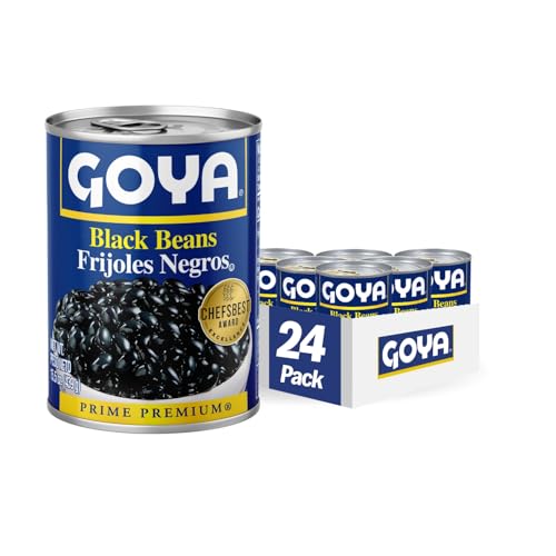 Goya Foods Black Beans, 15.5 Ounce (Pack of 24)