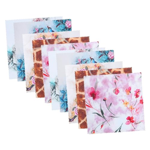 HOMOCONO 10個マイクロファイバー眼鏡クリーニングクロス 眼鏡レンズ用 携帯便利 サングラス デジタル機器画面 ジュエリー 時計 その他デリケートな表面の汚れや指紋除去に適用