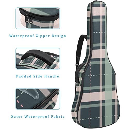 Housse de protection rembourrée pour guitare acoustique classique Vert, Multicolore 01., 42.9×16.9×4.7 in, Organiseur de… - Les Beatles, Paul McCartney, John Lennon, RIngo Starr, George Harrison Housse de protection rembourrée pour guitare acoustique classique Vert, Multicolore 01., 42.9x16.9x4.7 in, Organiseur de… – Image 5