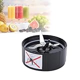 Blender Blade, Pièces de rechange pour lames croisées et plates pour lame de mélangeur, presse agrumes 250W et mélangeur pour Magic Bullet, Lame de Remplacement (Porte outil croisé)