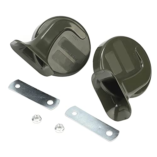 Claxon de Caracol Universal 12V, Sonido Alto 115dB, Duradero y Fácil de Instalar - Alta Penetración Acústica, Seguro para Todos Los Modelos de Vehículos 12V