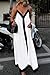PRETTYGARDEN Women's 2025 Summer Maxi Dress Sleeveless V Neck Spaghetti Strap Flowy Elegant Holiday Party Dresses (White,X-Large)