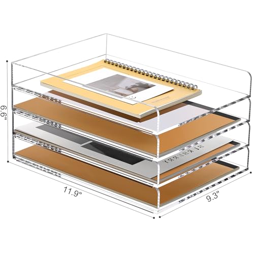 Trieur de documents transparent pour libérer votre table de travail