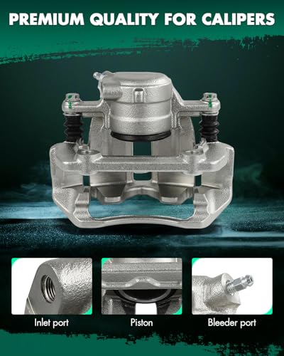 Image of SCITOO 1PC 19B3124 Front Driver Side Disc Brake Caliper With Bracket | Fit For Mercedes-Benz Model - For C240 2003-2005,For C280 2006-2007,For C320 2003-2005,For C350 2006-2007