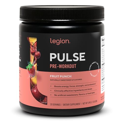 LEGION Pulse Pre Workout Supplement - All Natural Nitric Oxide