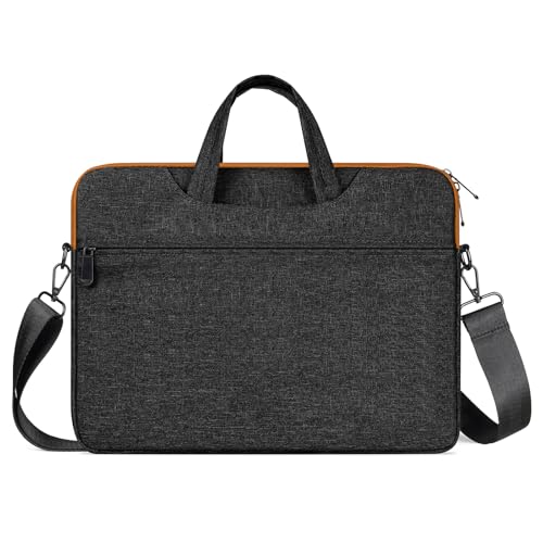 DUX DUCIS LBJC Series 15.5-16 inch Laptop Carrying Bag Shockproof Polyester Handbag with Shoulder Strap - Black (B0D6VFKF9M) Amazon Price History, Amazon Price Tracker