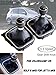 AJHLJ® 5 Speed Manual Car Gear Shift Knob with Leather Gear Shifter Boot for VW Volks-wagen Golf 6 VI MK6 Jetta 5 Golf 5 V MK5 (5 Speed)