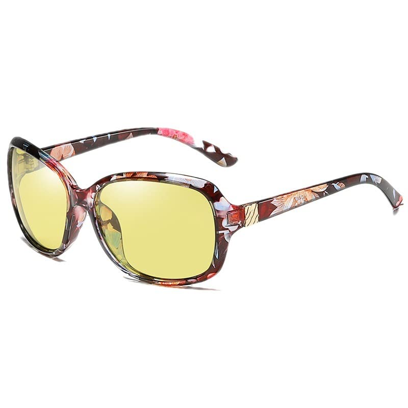 Fashion Bifocal Night Vision Reading Glasses for Womens Trendy 2022 Oversize Driving Glasses UV Protection3