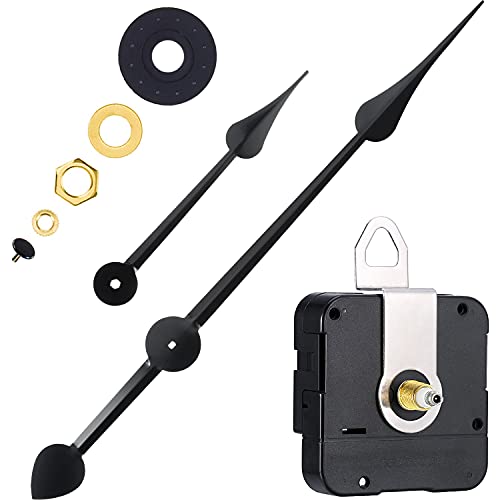 Mouvement à Quartz Silencieux à Couple élevé Aiguilles Longues incluses,pièces détachées pour Mouvement d'horloge,Aiguilles pour Mouvement d'horloge à...