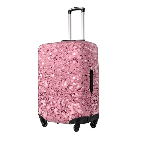 Rose Gold Glitter Luggage Cover, Protective Washable Suitcase Cover - Travel High Elastic Fibers Suitcase Protector Fits X-Large2
