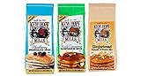 New Hope Mills Blueberry, Apple Cinammon & Gingerbread Pancake Mix Variety 3-Pack