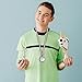 10 Piece Blank Award Medals with Neck Ribbons, Create Your Own Medals Kit, Cheer Medals, Winner Medals, Participation Trophy, Metal Trophy Award (Antique Silver)