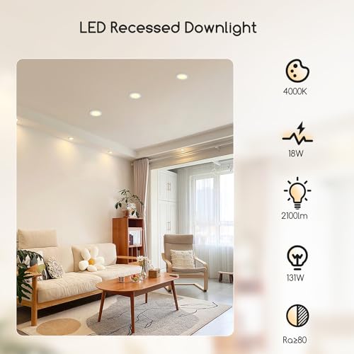 Spot LED encastrable 18W équivalent 175W pack de 2 économique - 3