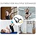 Yardwe Kids Gymnastics Rings with Adjustable Nylon Straps Plastic Gym Rings for Kids Indoor Outdoor Exercise Strength Training and Coordination Development 4.92X4.05X0.78 Inches