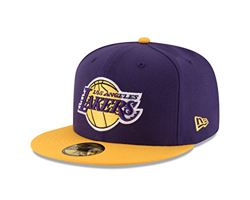 Casquette New Era NBA 59Fifty violette et bicolore pour homme