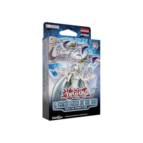 Yu-Gi-Oh! Deck de Structure La Destinée Blanche aux Yeux Bleus - Jeu de Cartes à Jouer - 51 Cartes - À partir de 6 Ans - 1ère édition française