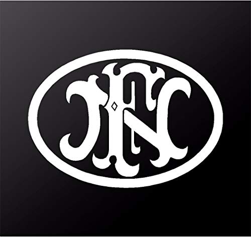 eurntgd Wall Decor Stickers for Living Room Car Decal Car Sticker Fn Herstal Firearms Pistol Rifle Decal Car Window Gun Case Sticker for Cars Sticker 5x6.5 inch