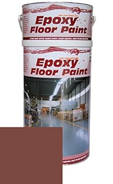 Epoxy Resin Floor Paint by Ask Coatings. for Garage, Industrial and Domestic. 5L (Red Oxide)