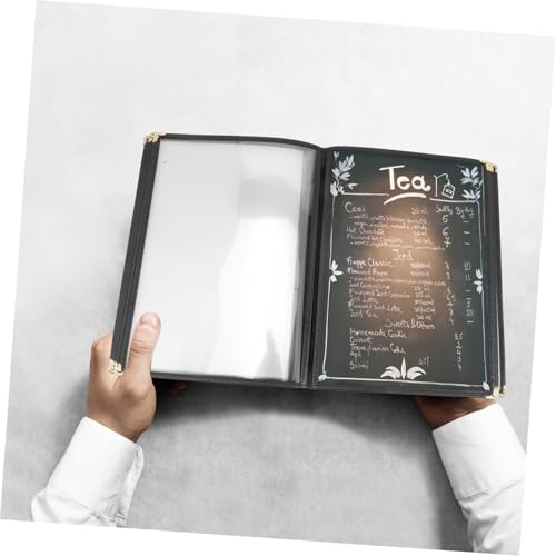 Protège-menu PVC transparent format standard pour couverture et protège-cahier de cuisine - 3