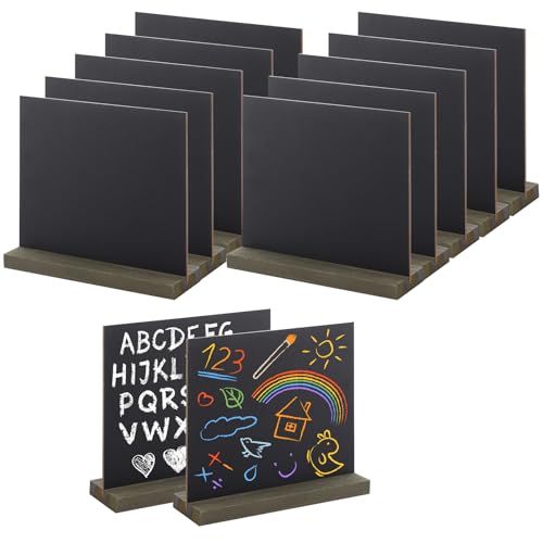 Mini tableaux noirs en bois pour menu de mariage et buffet de fête