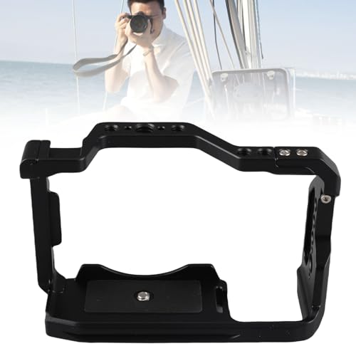 Image of Premium Aluminium Camera Cage Frame with Non-Slip Design for A6700, Arca Style Base Plate Included