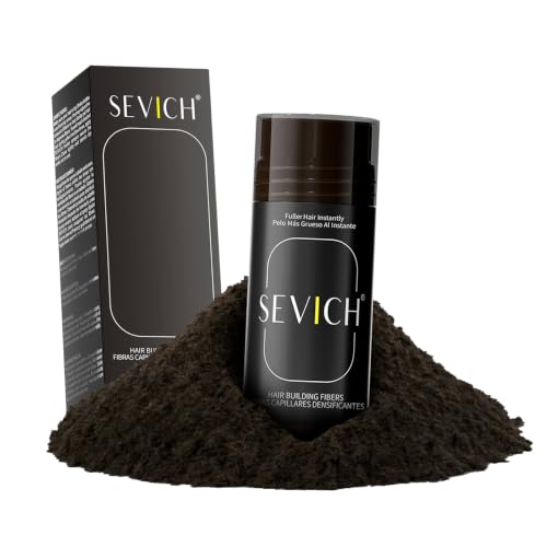 Fibras Capilares Castaño Oscuro 25g - Microfibras Capilares de Algodón en Polvo 100% Natural para Disimular Calvicie y Alopecia al Instante - Fibra Capilar Hombre y Mujer - Hair Fibers